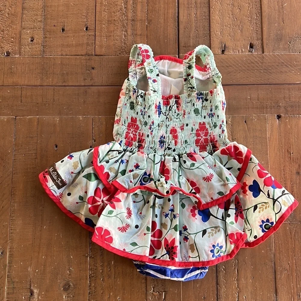 Matilda Jane Americana skirted romper